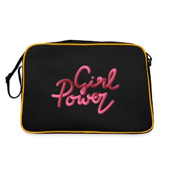 Le pouvoir des filles - Sac Retro - noir/or - Dos