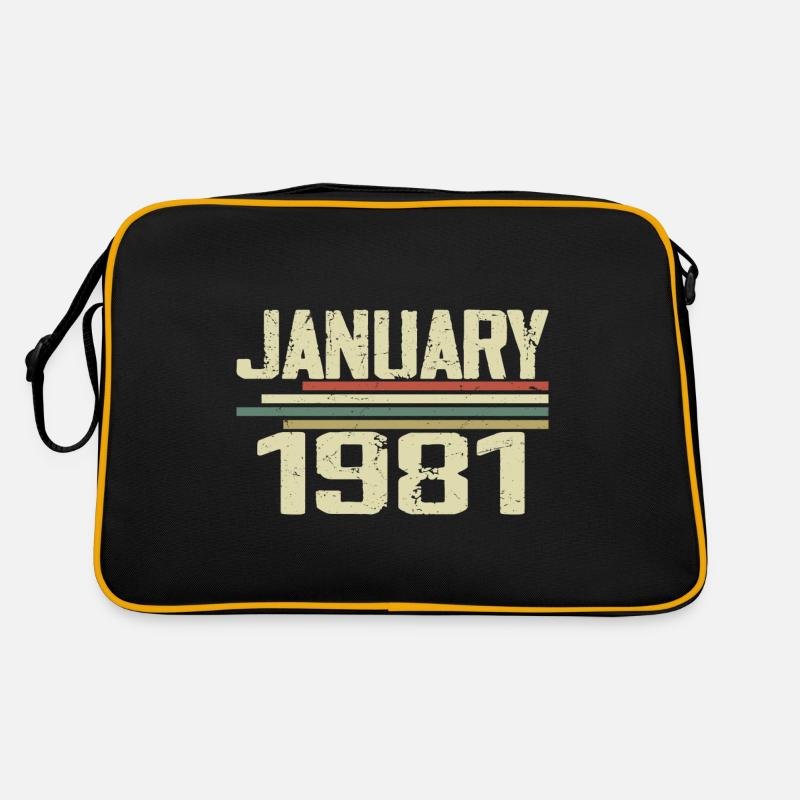 Janvier 1981 - Cadeau d’anniversaire Janvier 1981 Sac Retro