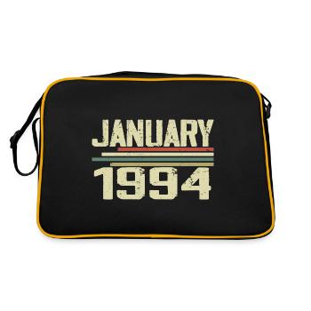 January 1994 - Birthday Gift January 1994 - Retro Bag - black/gold - Back