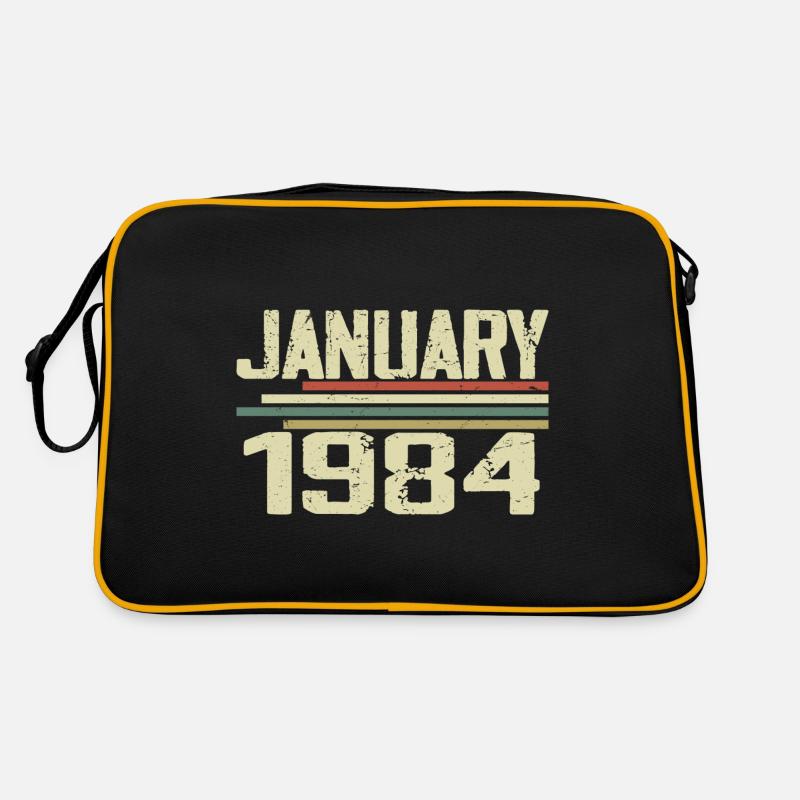 Janvier 1984 - Cadeau d’anniversaire Janvier 1984 Sac Retro
