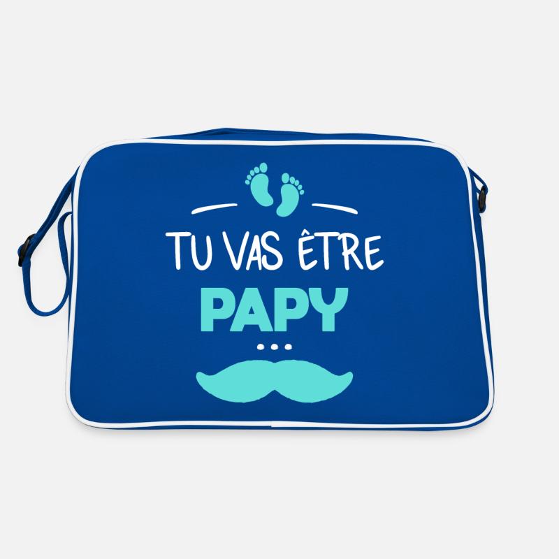 Tu vas être papy Sac Retro