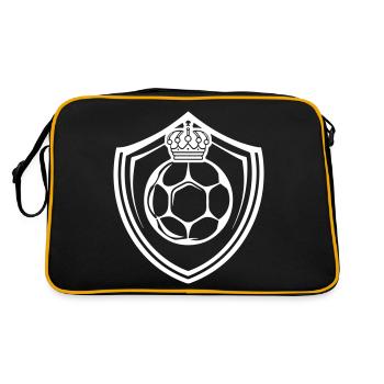Soccer Logo Shield Team - Retro Bag - black/gold - Back