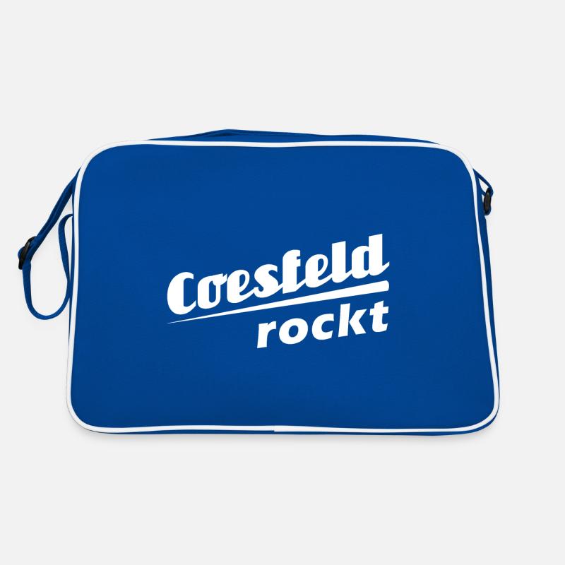 Coesfeld rockt - Textdesign mit Stadtnamen Retro Tasche