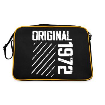 Original 1972 52e Anniversaire Cadeau Retro - Sac Retro - noir/or - Dos