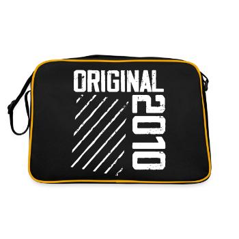Original 2010 14e Anniversaire Cadeau Retro - Sac Retro - noir/or - Dos