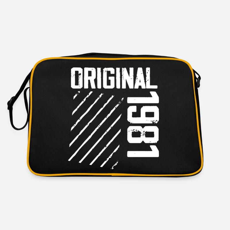 Original 1981 43e Anniversaire Cadeau Retro Sac Retro