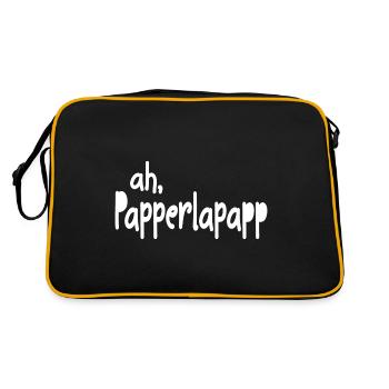 ah papperlapapp - Sac Retro - noir/or - Dos
