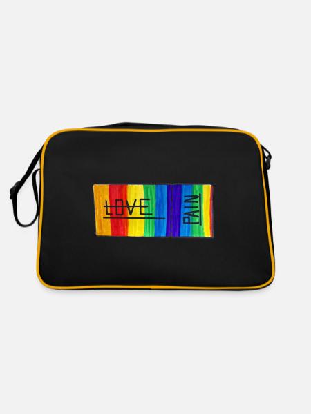 Love Cinema Ticket - Retro Bag - black/gold - Back
