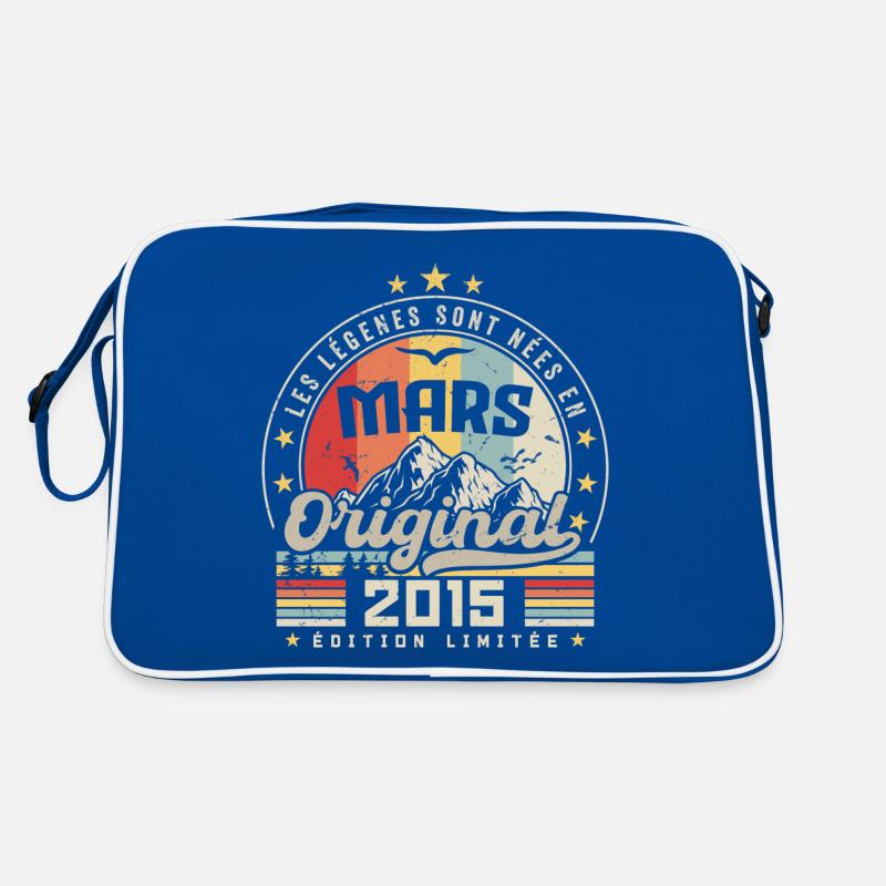 Vintage Mars 2015 Cadeau D'anniversaire 9 Ans Sac Retro