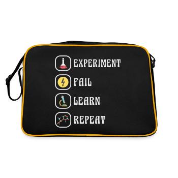 Science, Physique, Chimie, Expérience - Sac Retro - noir/or - Dos
