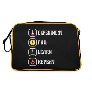 Science, Physique, Chimie, Expérience - Sac Retro - noir/or - Dos