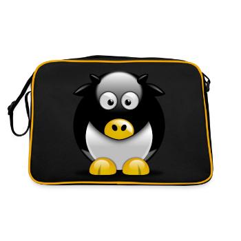 Mascotte MayLUG - Sac Retro - noir/or - Dos