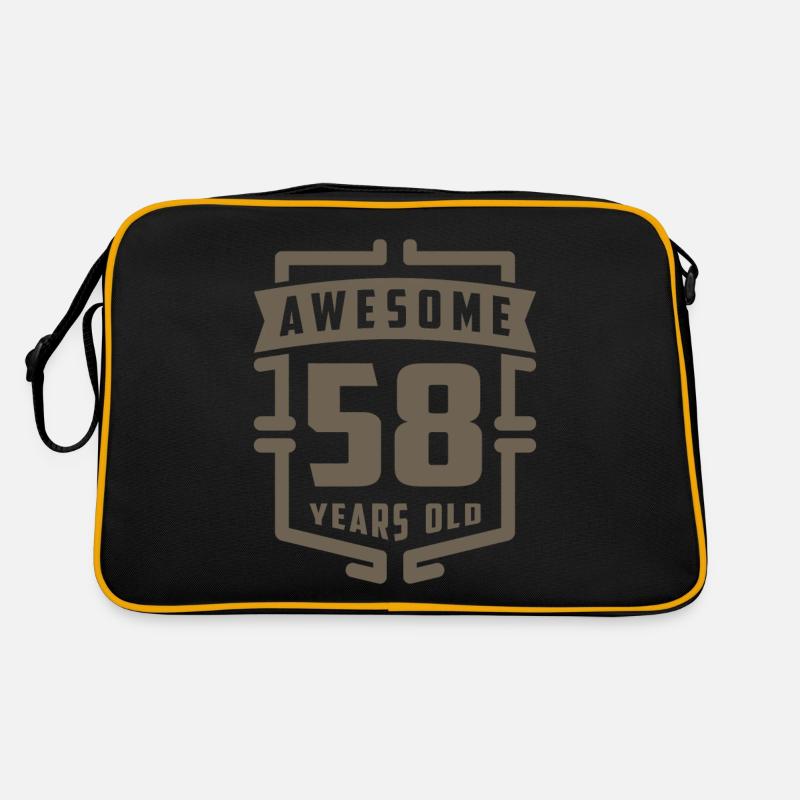 Awesome 58 Years Old Retro Bag