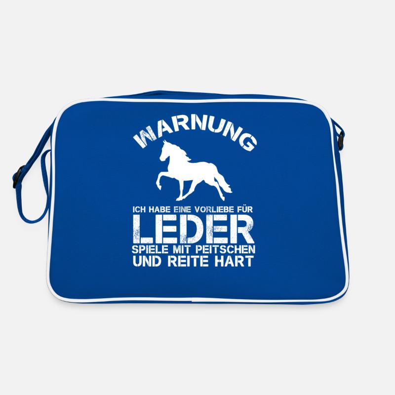 Leder, Peitschen, Reite Hart Retro Tasche