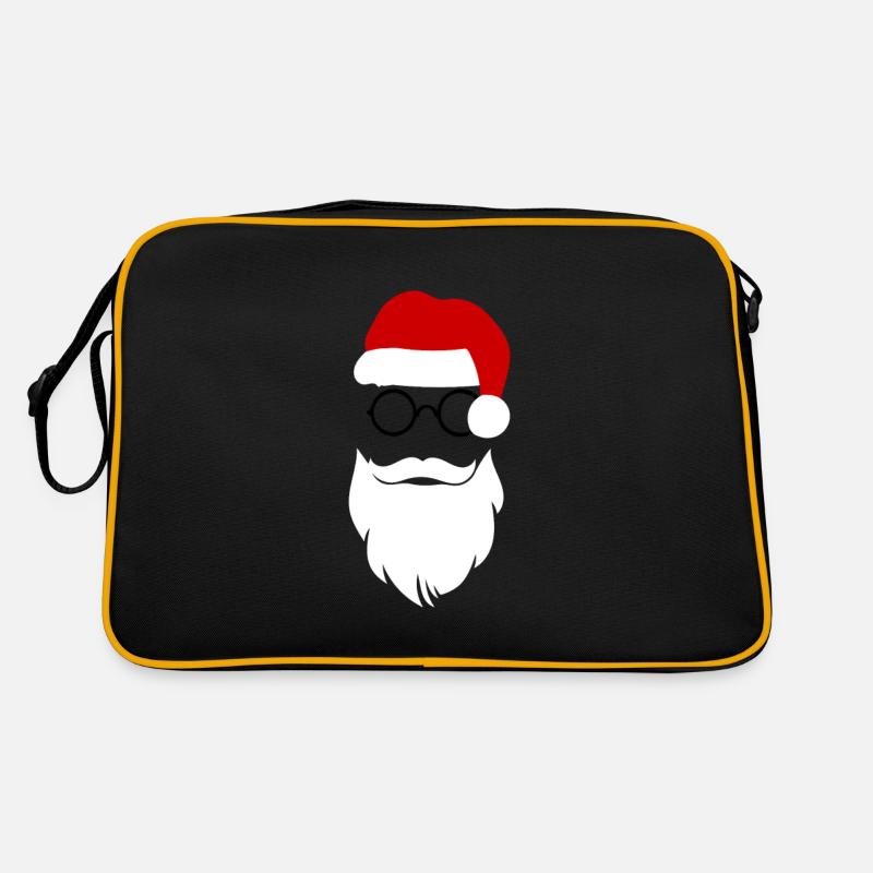 Hipster Santa Retro Tasche