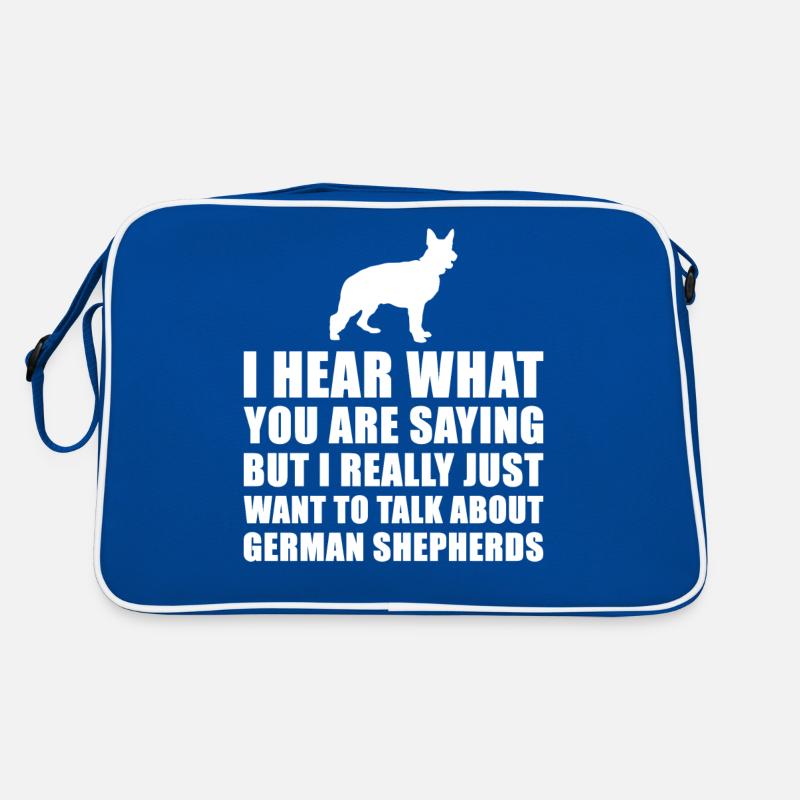 Funny German Shepherd Gift Idea Retro Bag