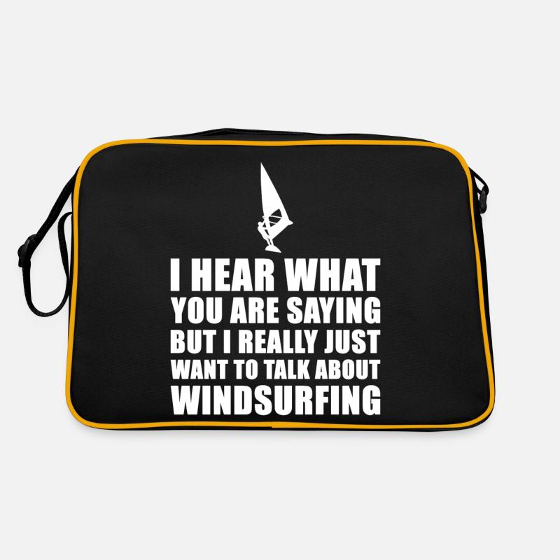 Idée drôle cadeau planche à voile Sac Retro