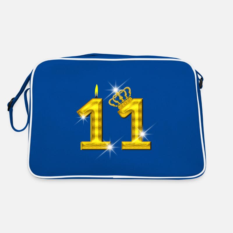 bougie d’anniversaire 11 - Crown - - or Sac Retro