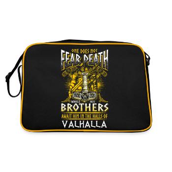 Does Not Fear Death - Viking - EN - Sac Retro - noir/or - Dos