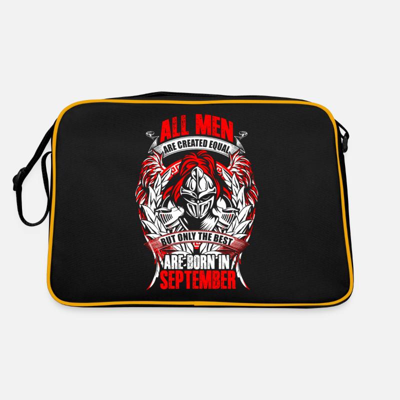 September - All men are created equal - EN Retro Tasche