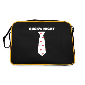 Bucks nuit JGA bachelor party - Sac Retro - noir/or - Dos