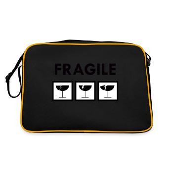 fragile - Sac Retro - noir/or - Dos