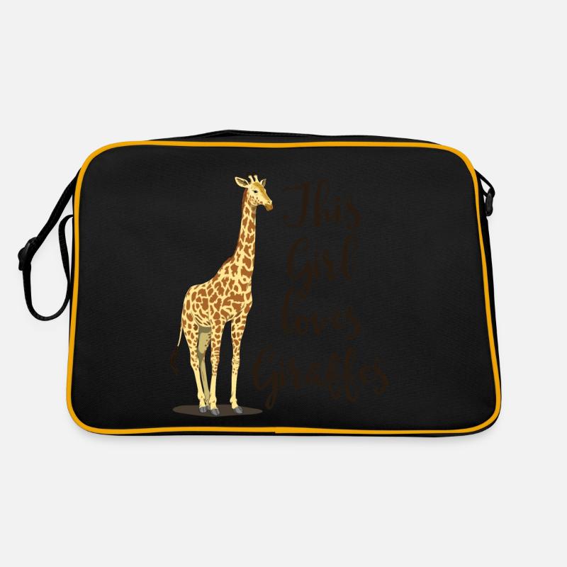 j'aime v2 girafes Sac Retro