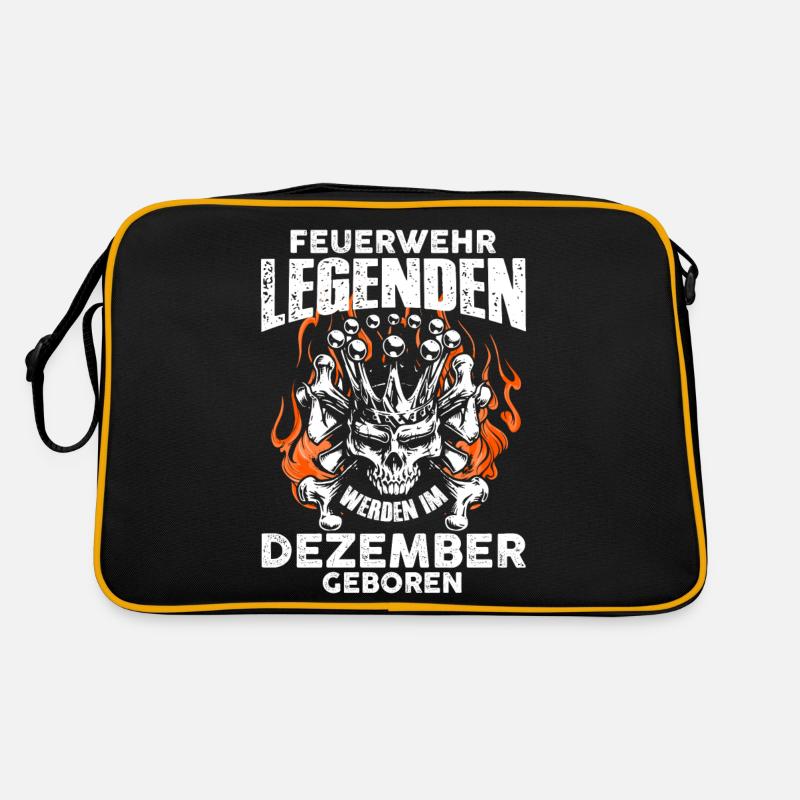 December - birthday - fire - legend - DE Retro Bag