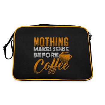 Coffee - Sac Retro - noir/or - Dos