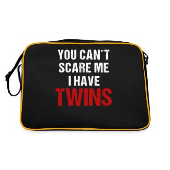 Vous ne pouvez pas me faire peur les jumeaux ont - Sac Retro - noir/or - Dos