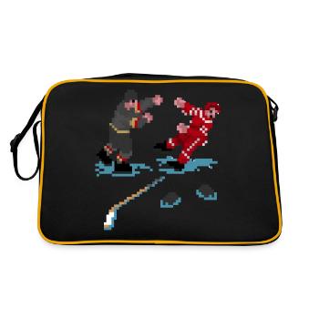 GLOVES OFF! - Retro Bag - black/gold - Back