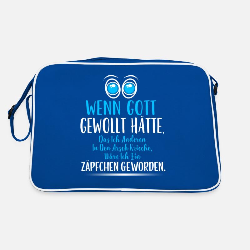 Bin kein Arsch kriecher! Retro Tasche