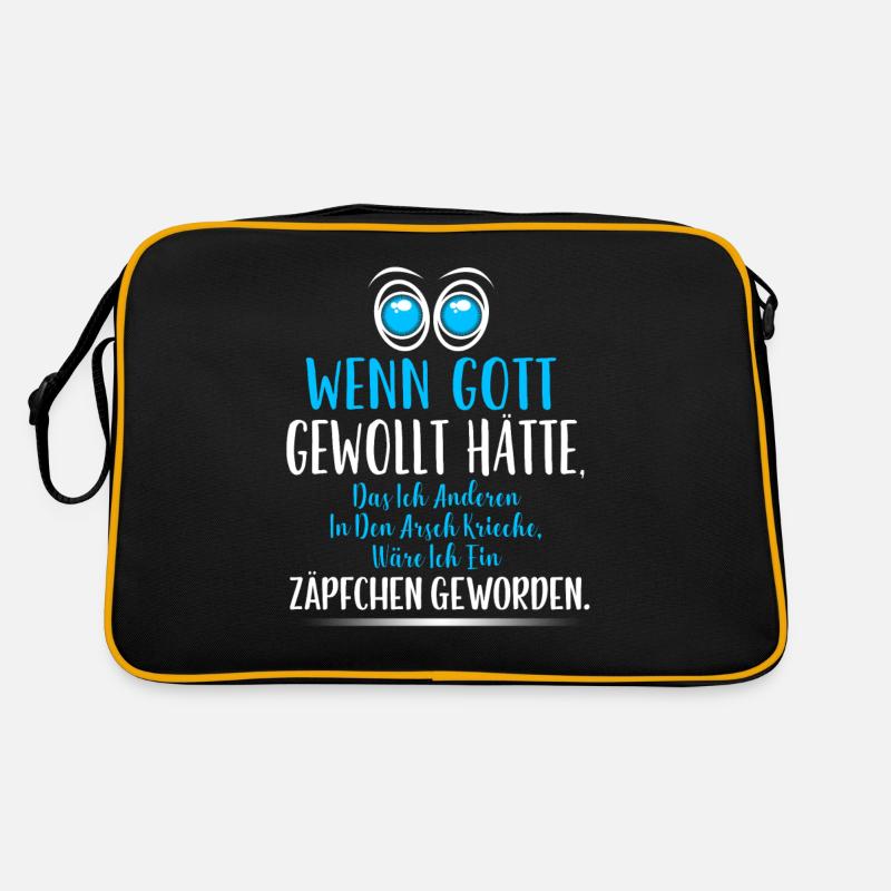 Bin kein Arsch kriecher! Retro Tasche