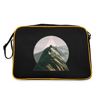 Mountain Peak - Retro Bag - black/gold - Back