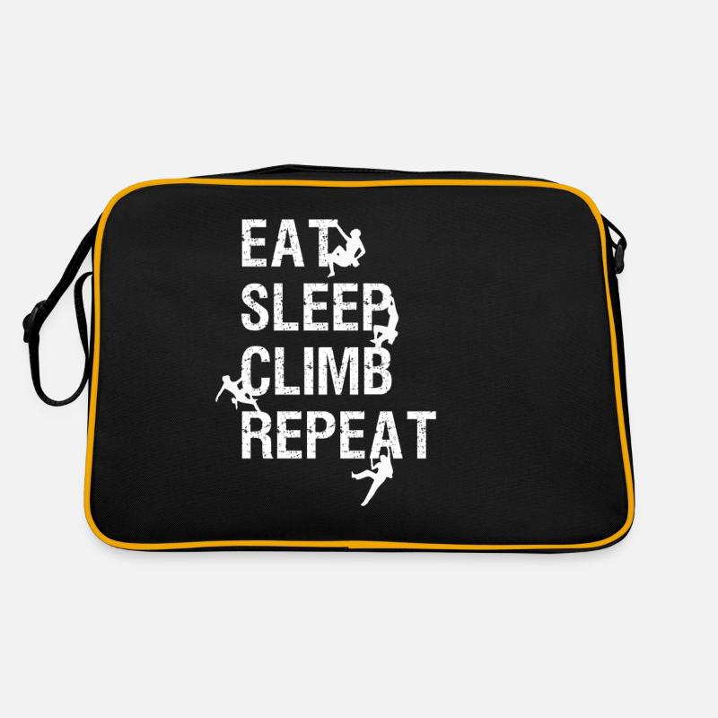 Climb Eat Sleep Climb Repeat Sac Retro