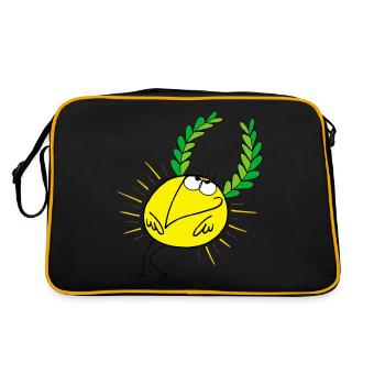 Shadok vainqueur - Sac Retro - noir/or - Dos