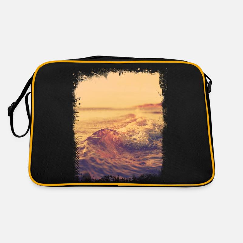 Vague plate au soleil Sac Retro