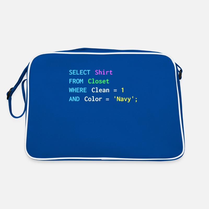 Funny SQL design for sql programmers, DBA, Retro Bag