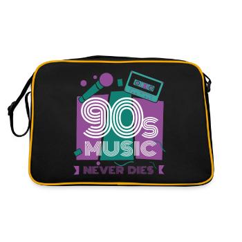 90 er - Retro Bag - black/gold - Back