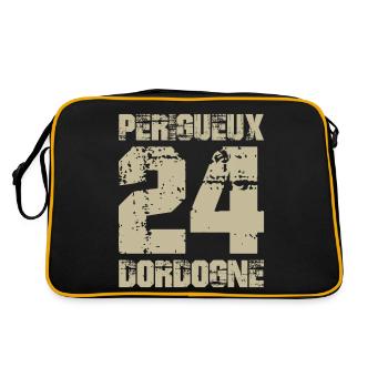 France Aquitaine Dordogne Périgueux 24 - Sac Retro - noir/or - Dos