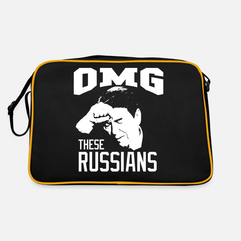 Oh mein Gott, diese Russen | Ronald Wilson Reagan Retro Tasche