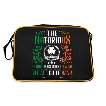 The Notorious - Retro Bag - black/gold - Back