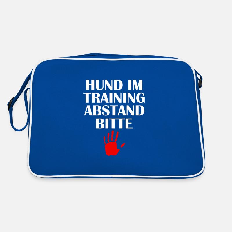 DOG IN TRAINING DISTANCE PLEASE Retro Bag