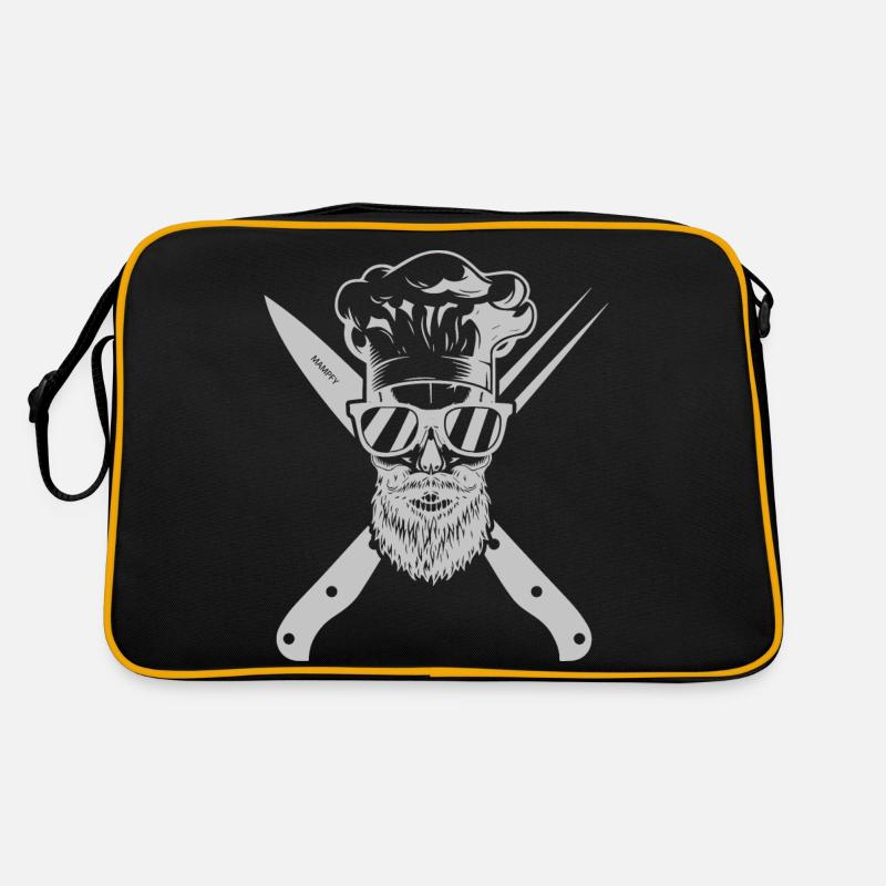 BBQ skull Retro Bag