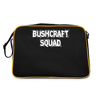 Bushcraft Squad | Bushcraft Jacke - Retro Tasche - Schwarz/Gold - Hinten