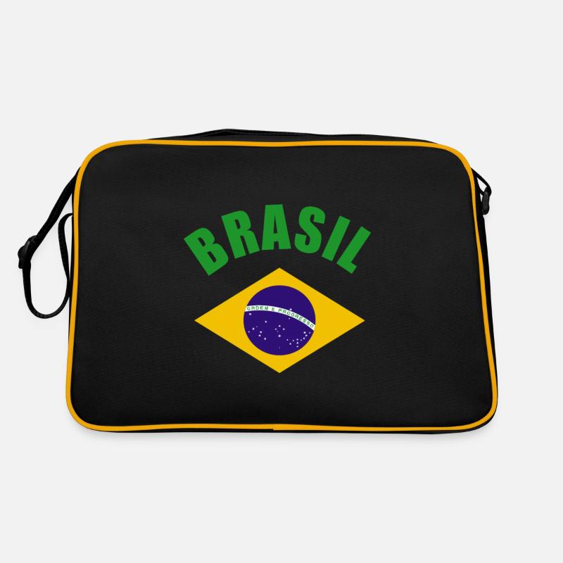 Brasil Ordem E Progresso Retro Bag