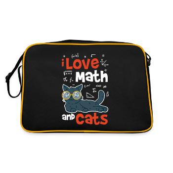 Mathématiques - Sac Retro - noir/or - Dos