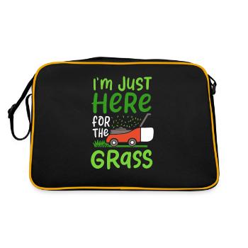 Lawn Mower - Retro Bag - black/gold - Back