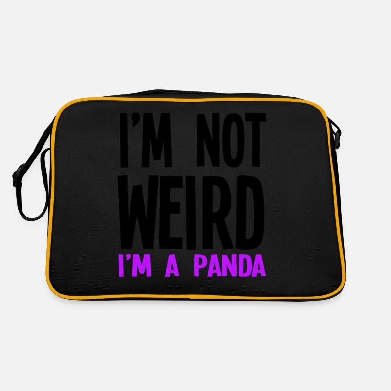 Je ne suis pas bizarre je suis un panda Sac Retro