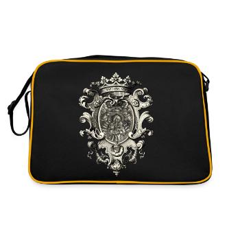 St. Mary, Mary Madonna with Child Jesus - Retro Bag - black/gold - Back